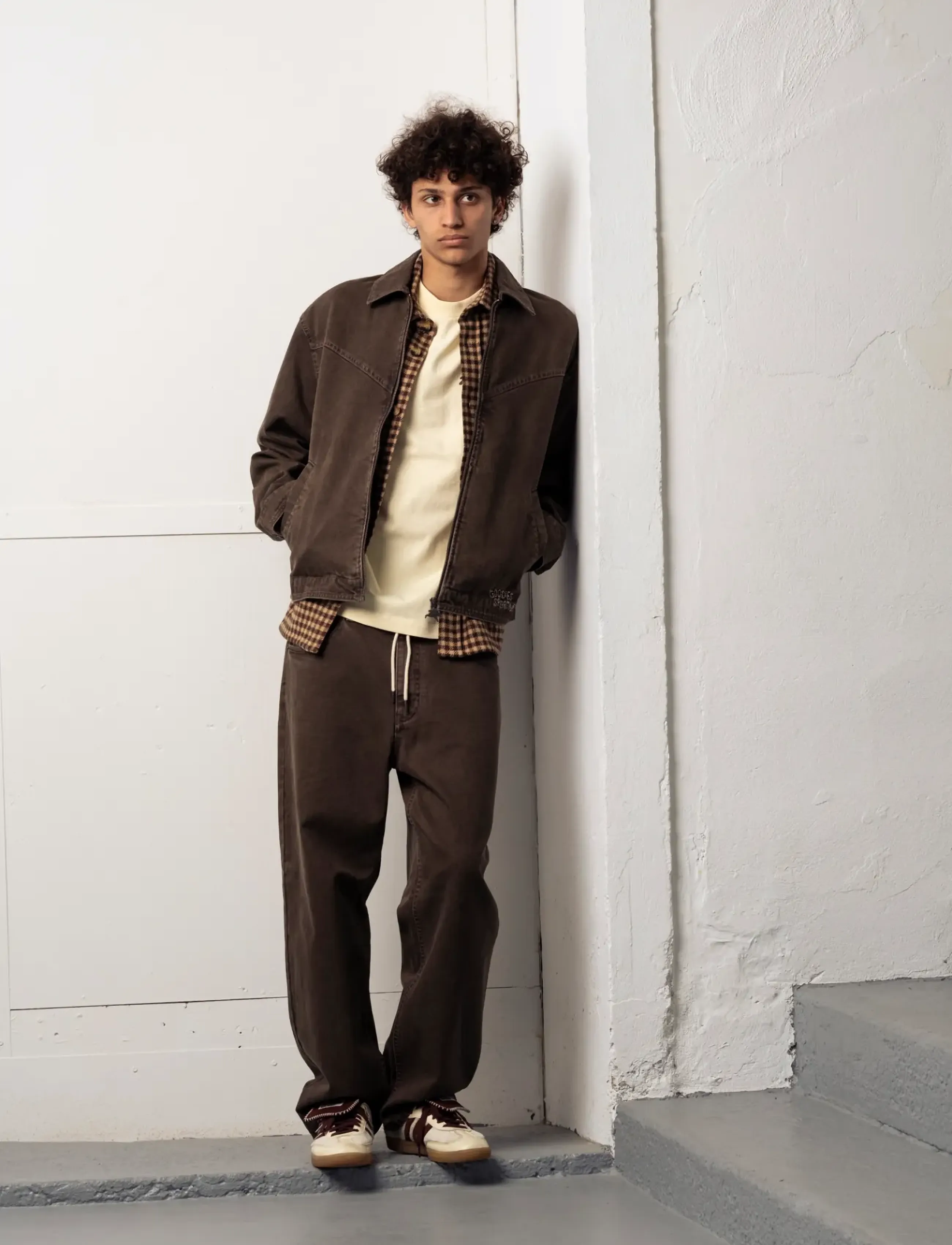 Goodies Sportive EVERYDAY QUARTIER BROWN JACKET - Streetwear - WASHED BROWN / brown