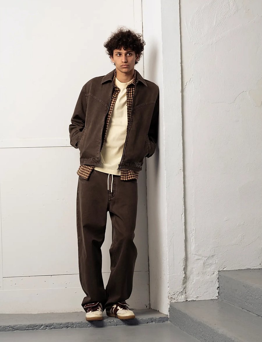 Goodies Sportive - EVERYDAY QUARTIER BROWN JACKET - washed brown - 0