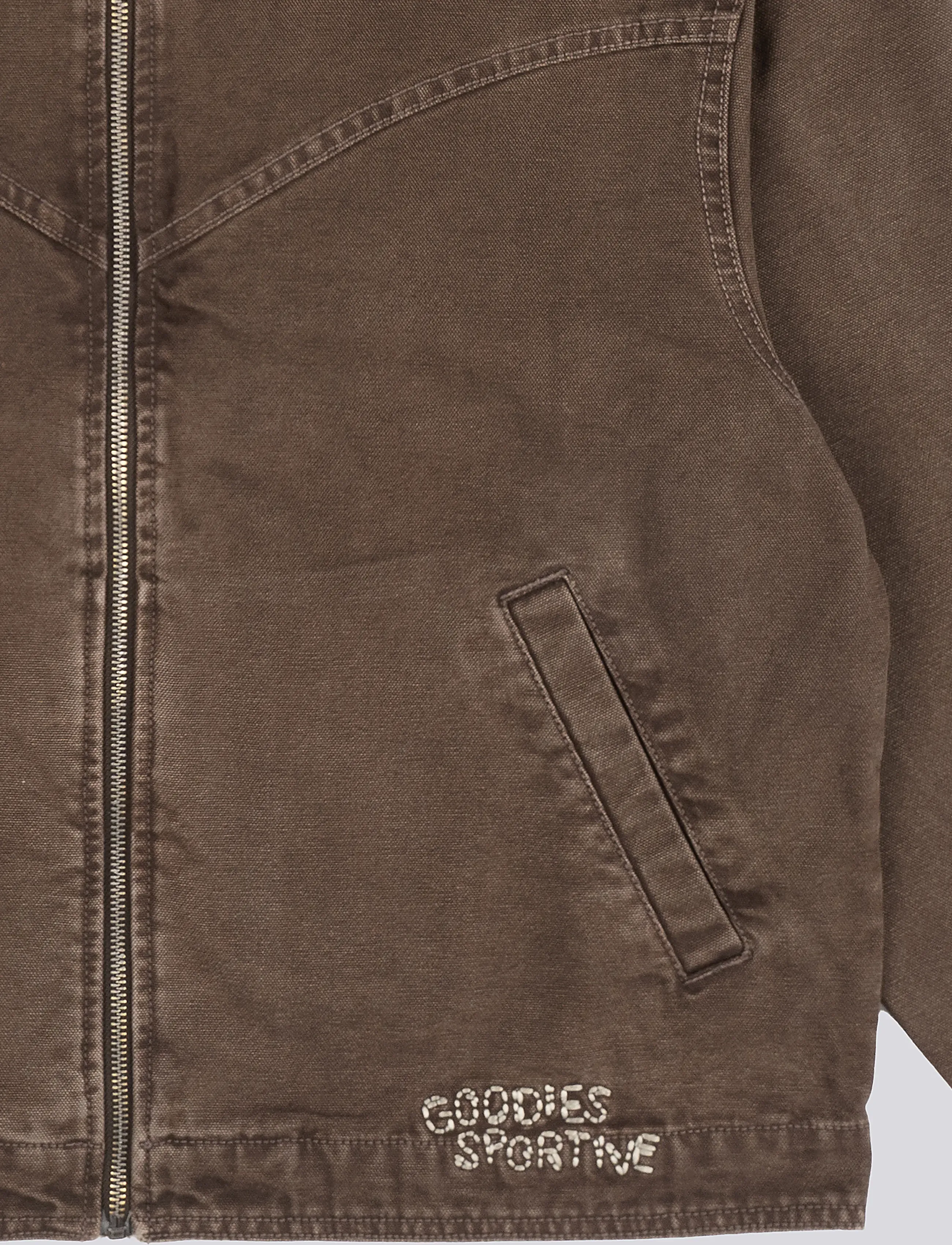Goodies Sportive - EVERYDAY QUARTIER BROWN JACKET - washed brown - 5