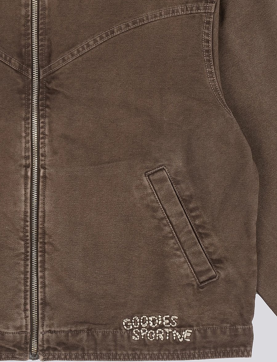 Goodies Sportive - EVERYDAY QUARTIER BROWN JACKET - washed brown - 5