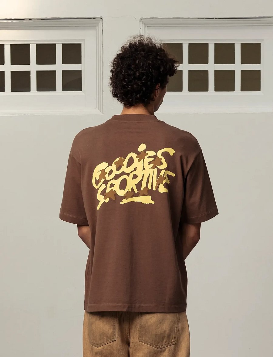 Goodies Sportive - GOODIES SPORTIVE CHOCOLATE TEE - kortærmede t-shirts - chocolate - 3
