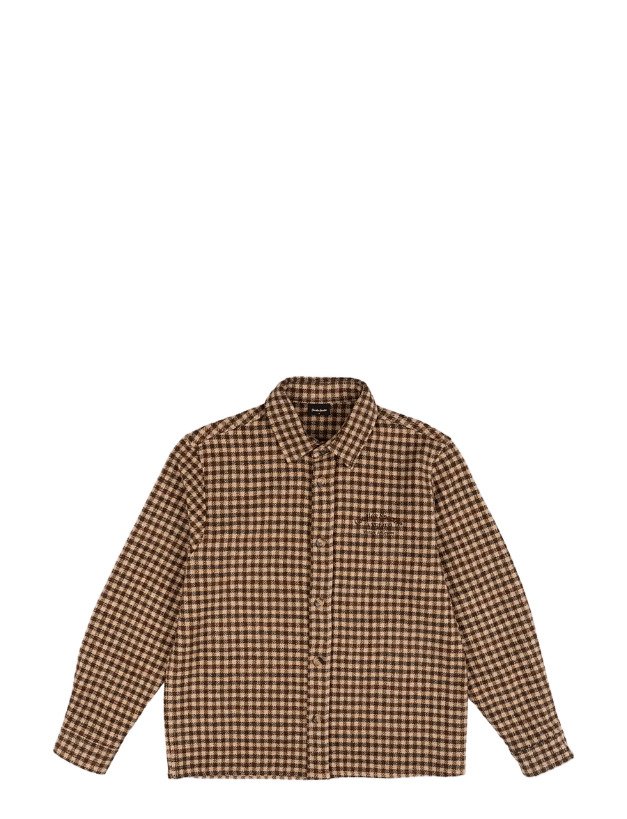Goodies Sportive - HUNTER CHECKS BROWN SHIRT - flannel-skjorter - brown - 1
