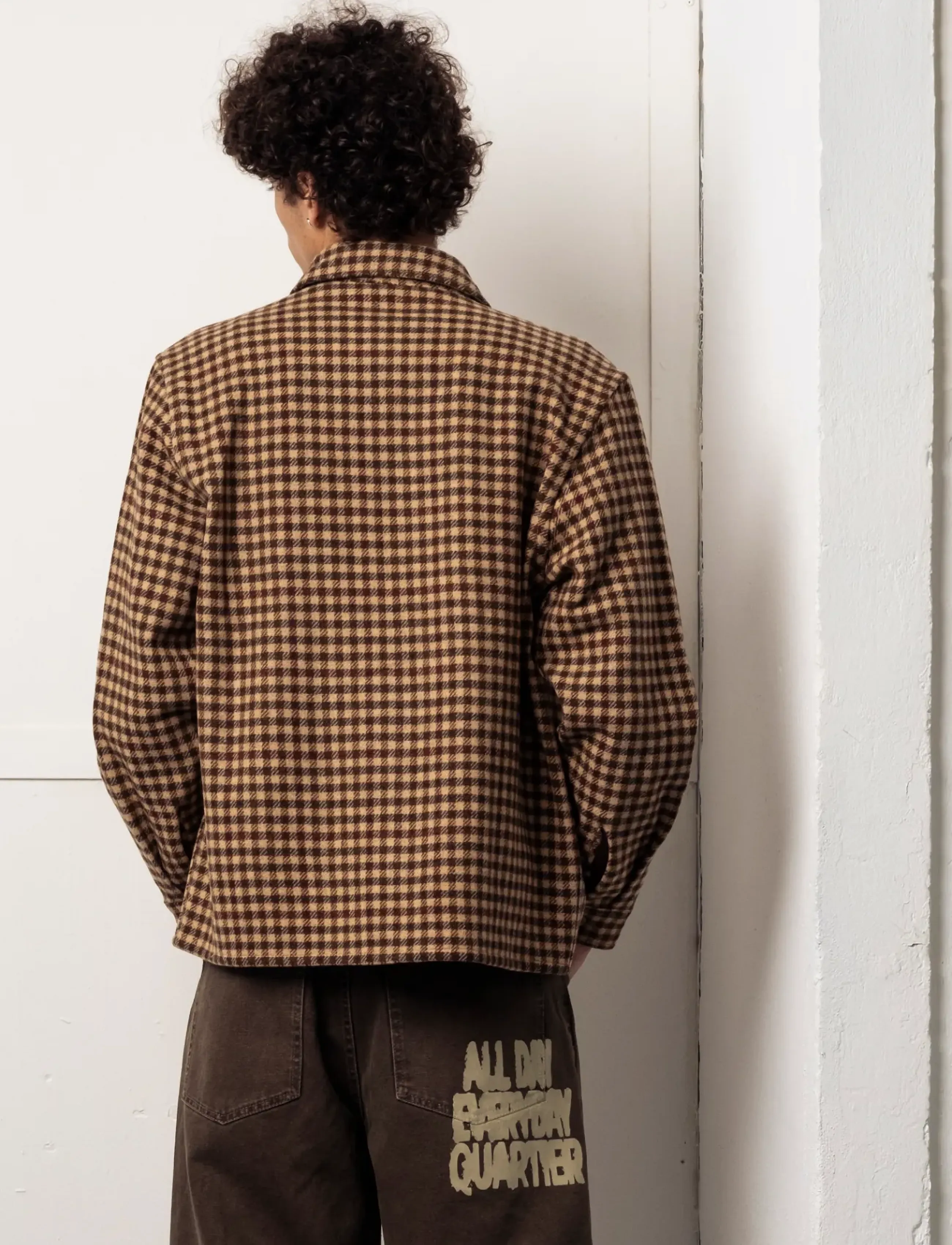 Goodies Sportive Hunter Checks Brown Shirt skjortor & blusar herr – bild 2