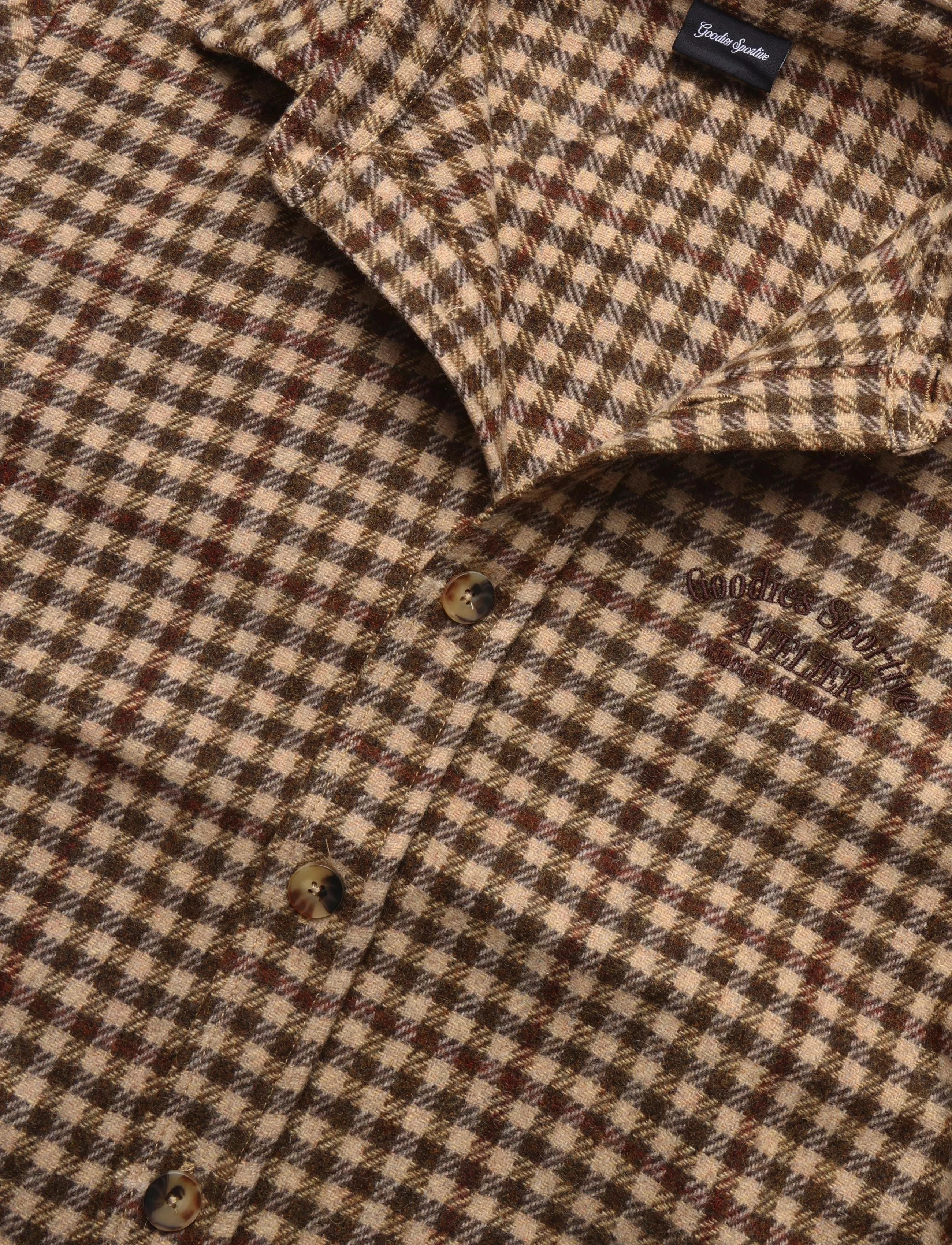 Goodies Sportive - HUNTER CHECKS BROWN SHIRT - brown - 4