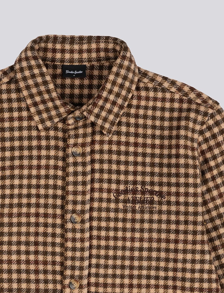 Goodies Sportive - HUNTER CHECKS BROWN SHIRT - flannel-skjorter - brown - 3