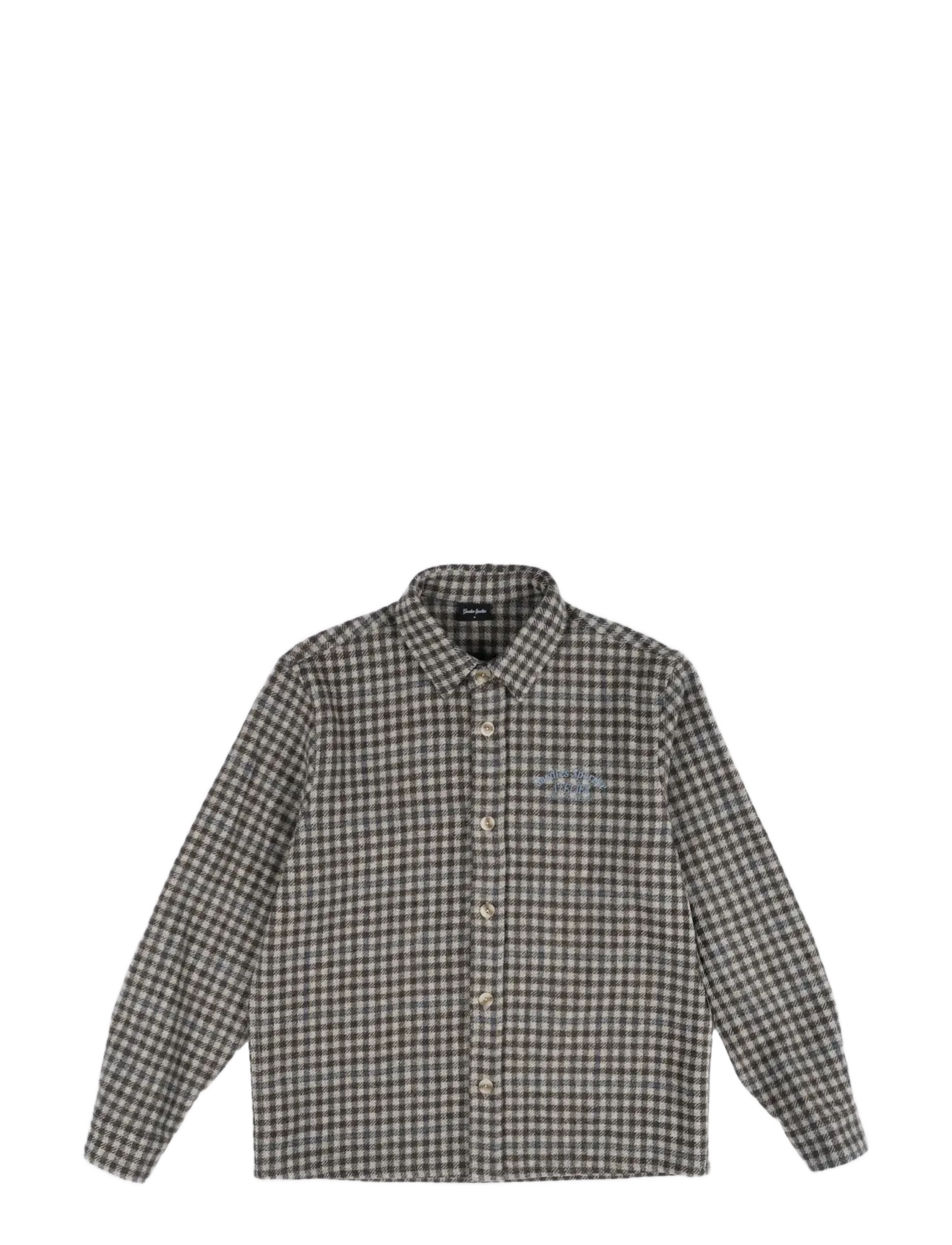 Goodies Sportive - HUNTER CHECKS GREY SHIRT - ternede skjorter - grey/blue - 1