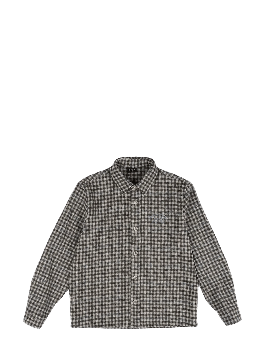 Goodies Sportive - HUNTER CHECKS GREY SHIRT - ternede skjorter - grey/blue - 1