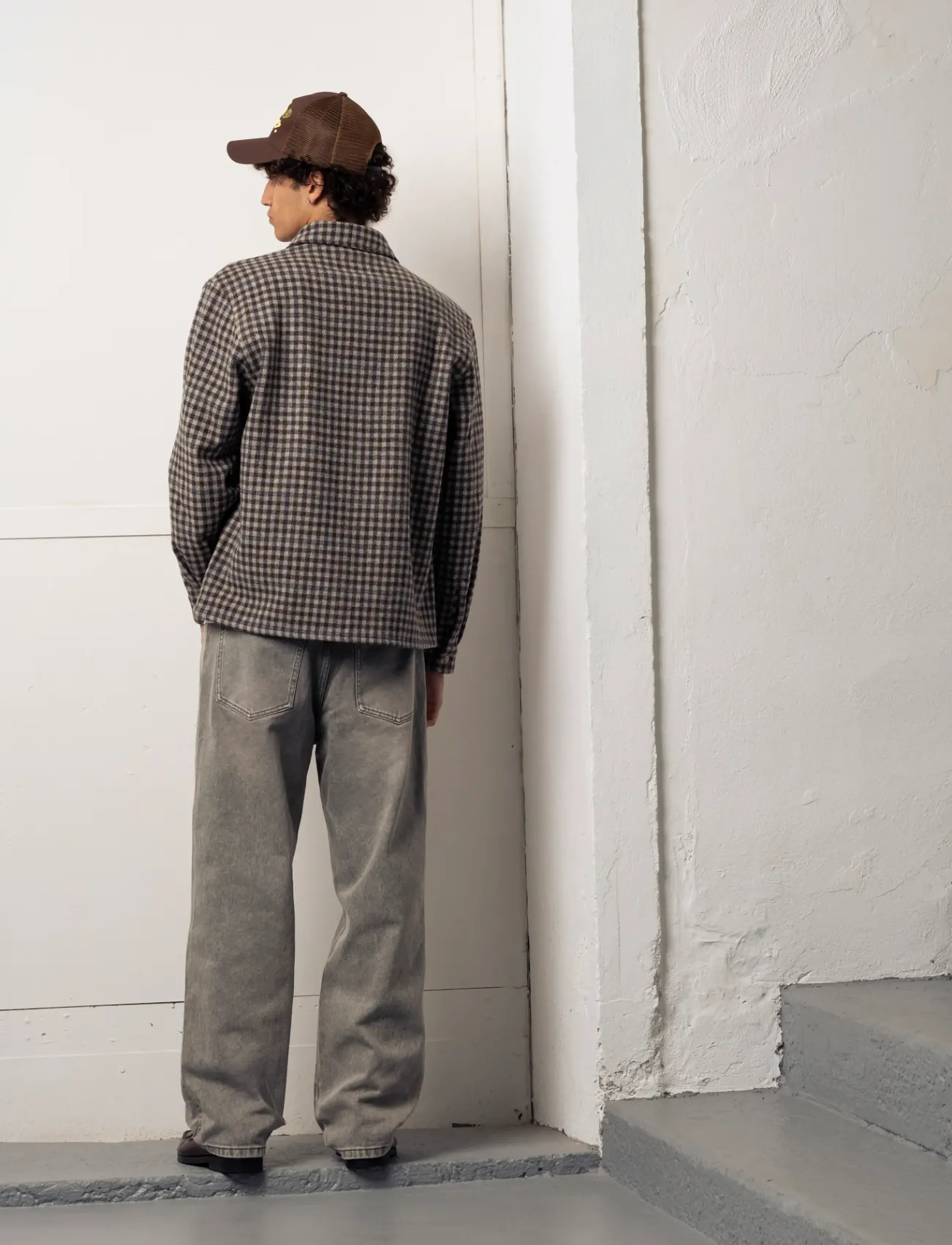Goodies Sportive Hunter Checks Grey Shirt skjortor & blusar herr – bild 3