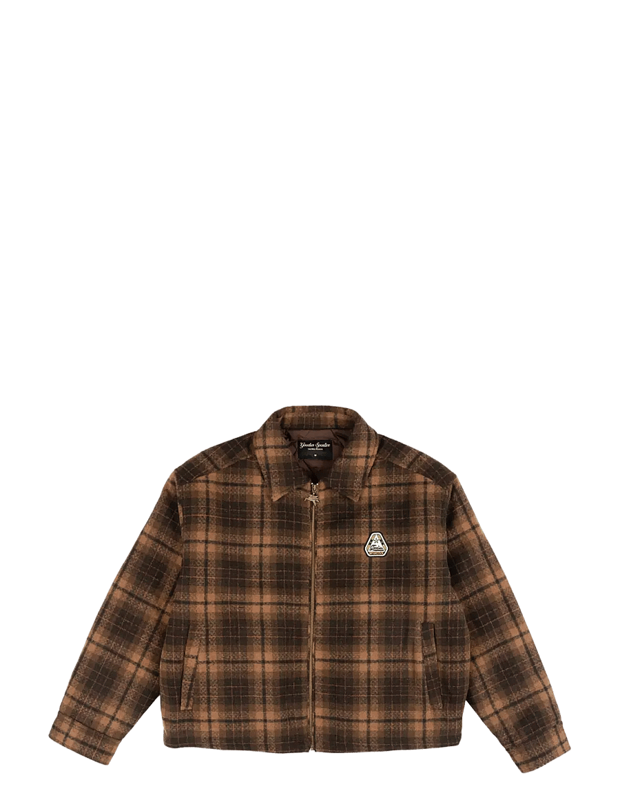 Goodies Sportive - HIKER CHECKS OVERSHIRT - vinterjakker - brown - 1