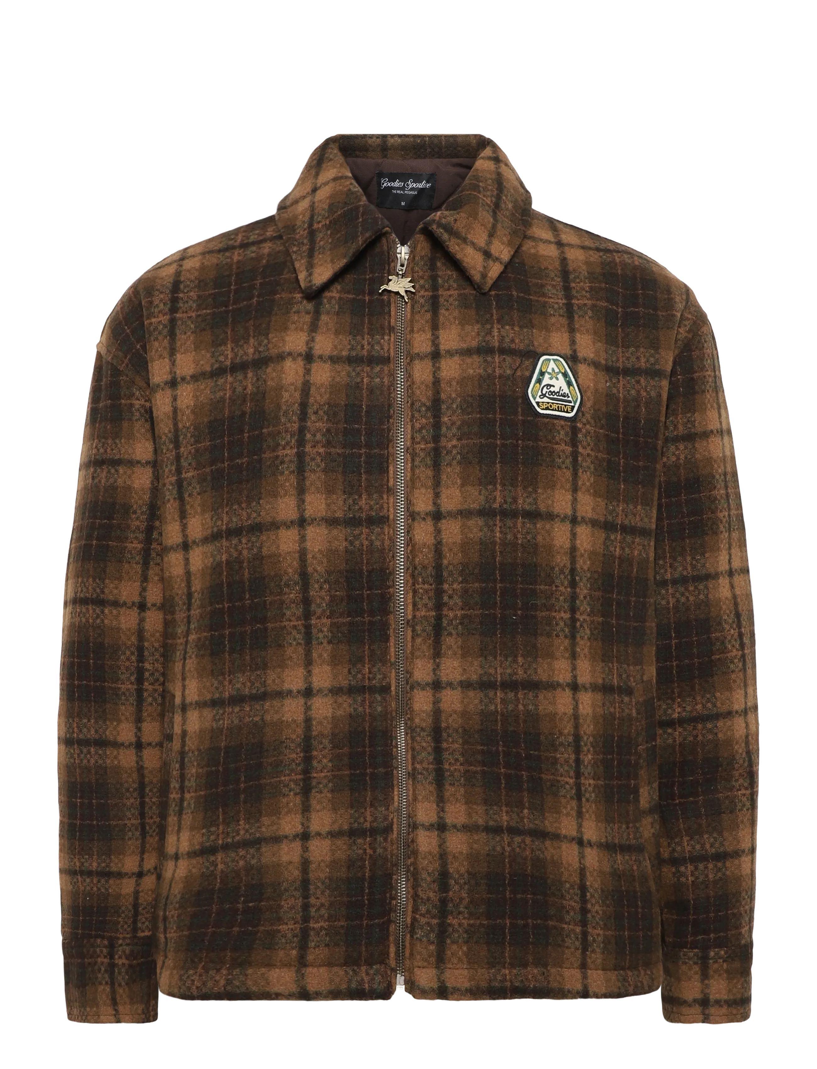 Goodies Sportive - HIKER CHECKS OVERSHIRT - vinterjackor - brown - 1