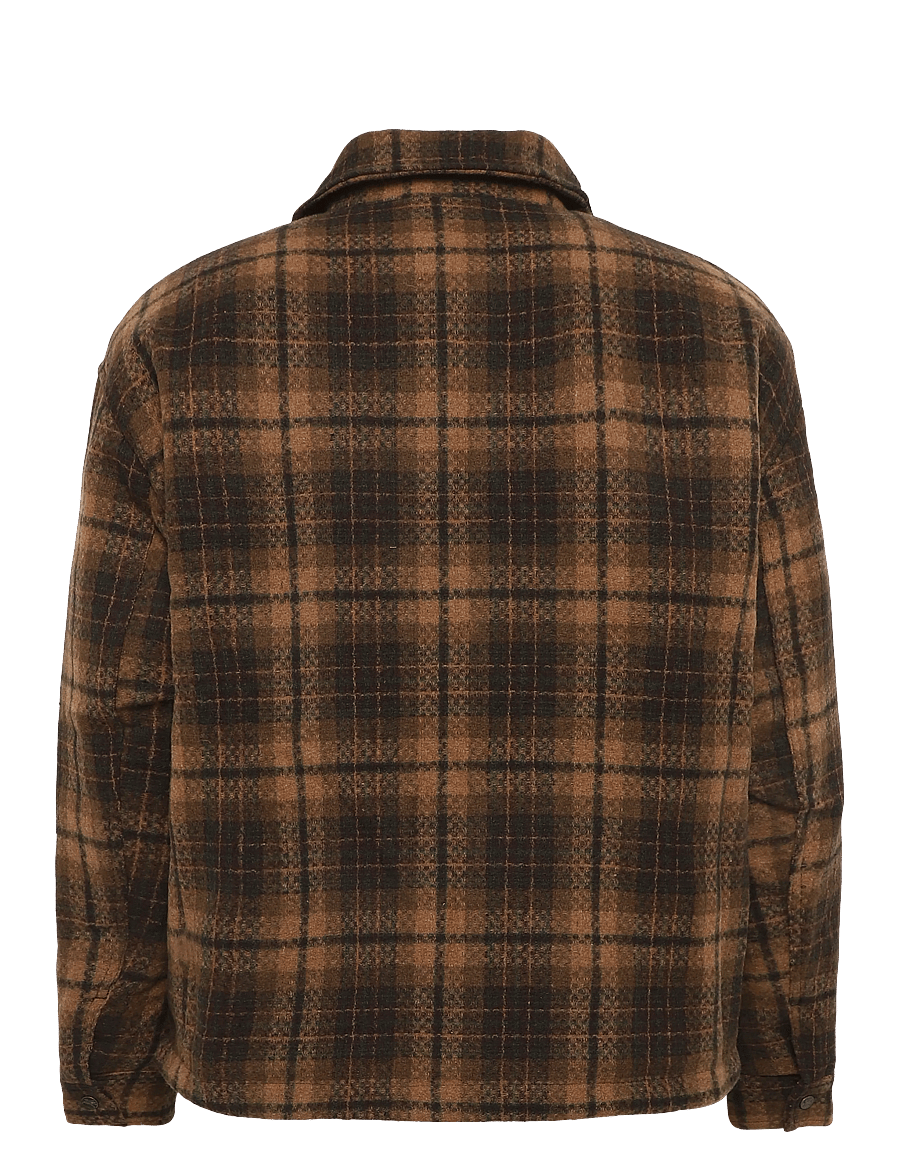 Goodies Sportive - HIKER CHECKS OVERSHIRT - vinterjackor - brown - 2