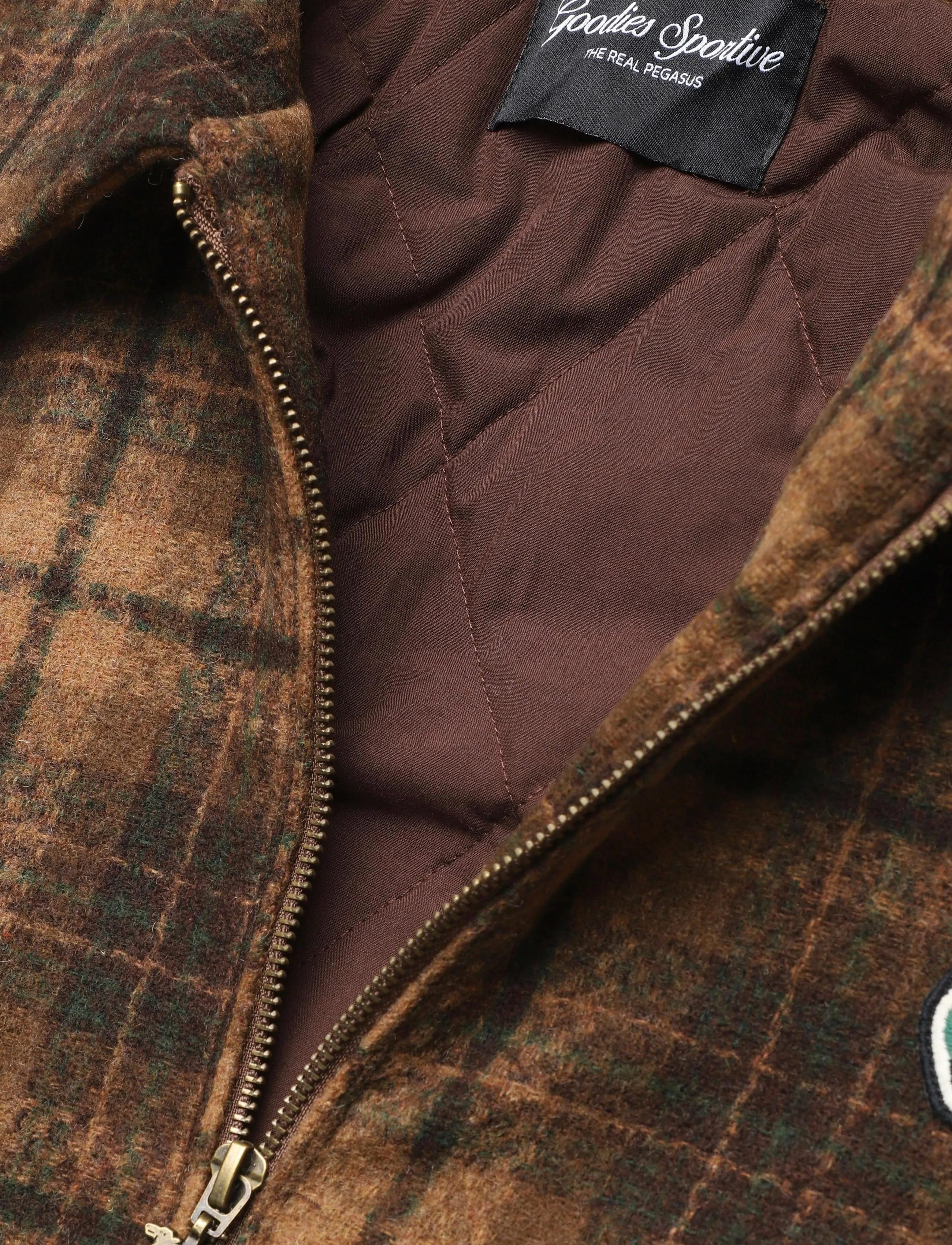 Goodies Sportive - HIKER CHECKS OVERSHIRT - vinterjackor - brown - 5
