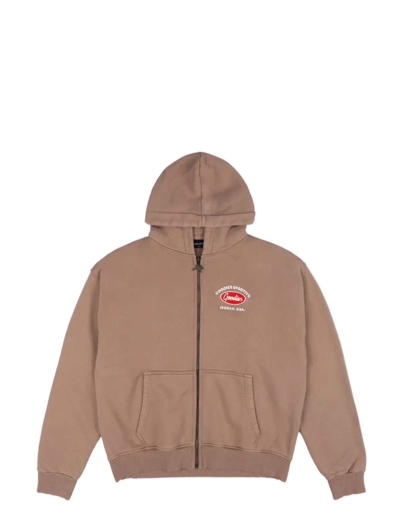 Goodies Sportive - JEDDAH HOODIE - hoodies - brown - 1