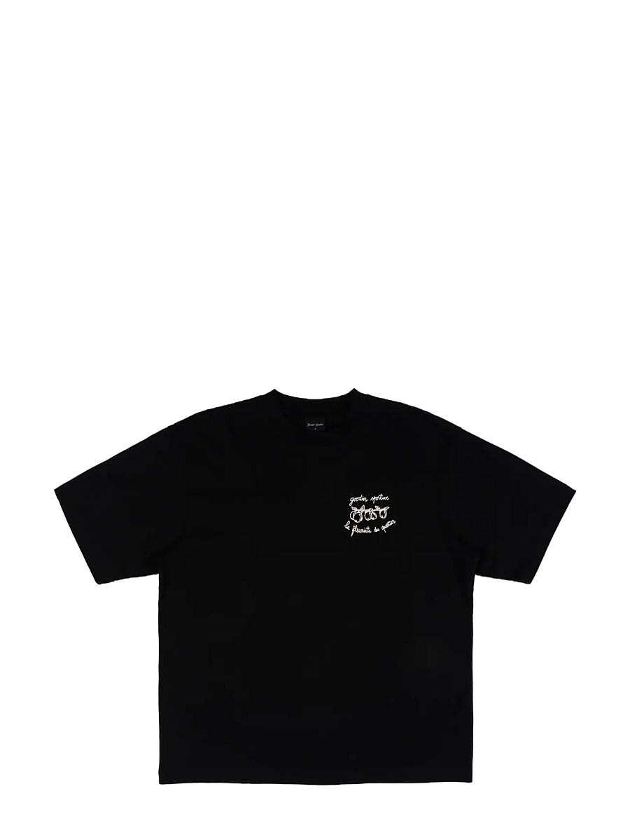 Goodies Sportive - LE FLEURISTE TEE - kortærmede t-shirts - black - 1