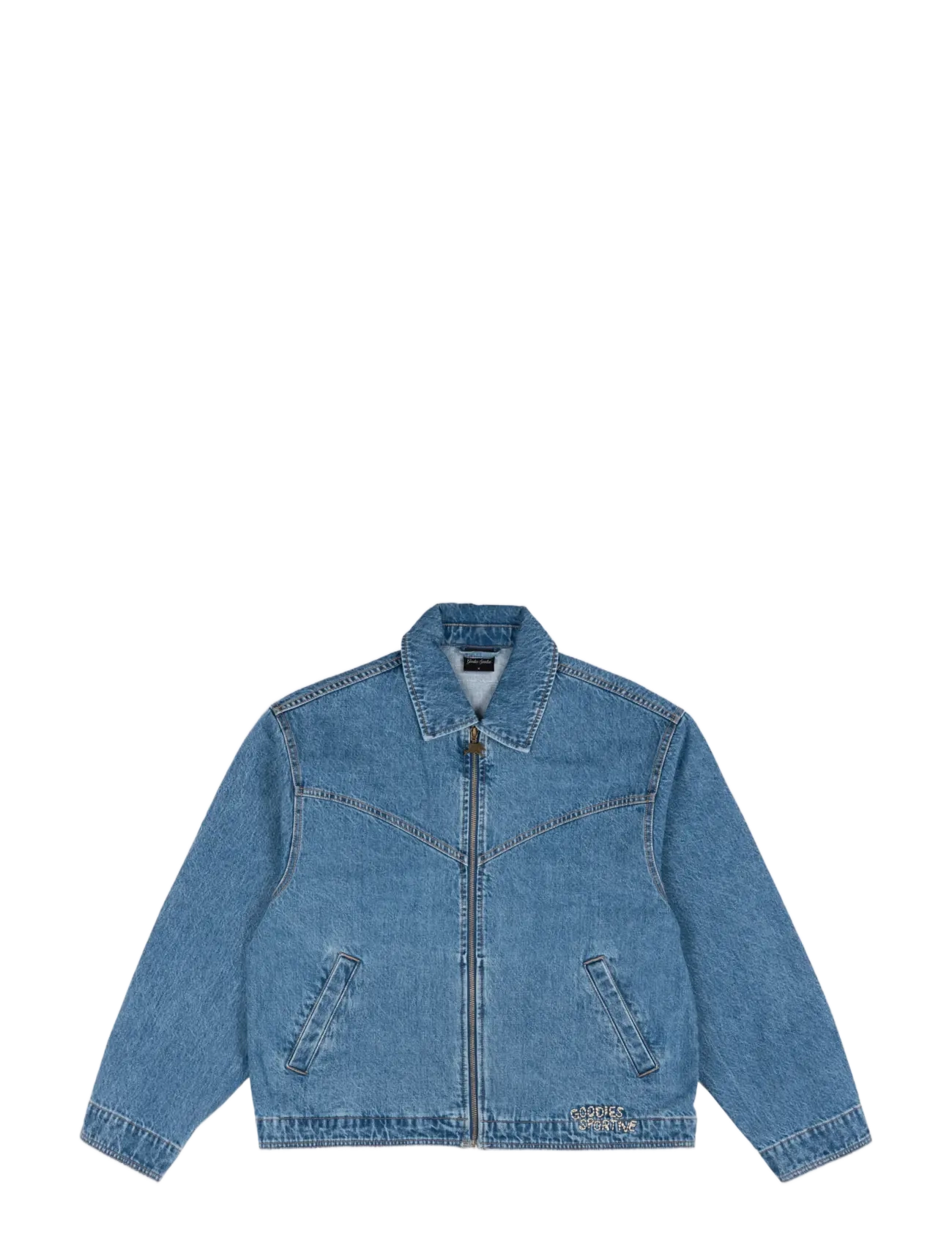 Goodies Sportive Legacy Indigo Jacket, Mænd, Denim Jakke, Blå, Str: M