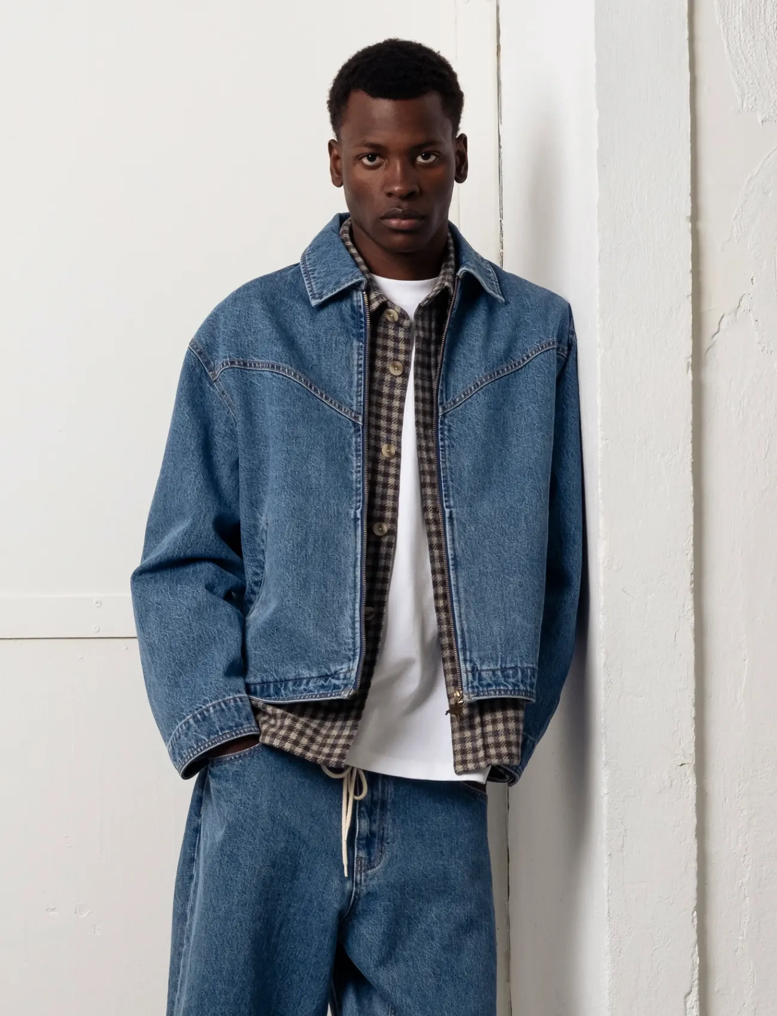 Goodies Sportive LEGACY INDIGO JACKET - Streetwear - BLUE DENIM / blue