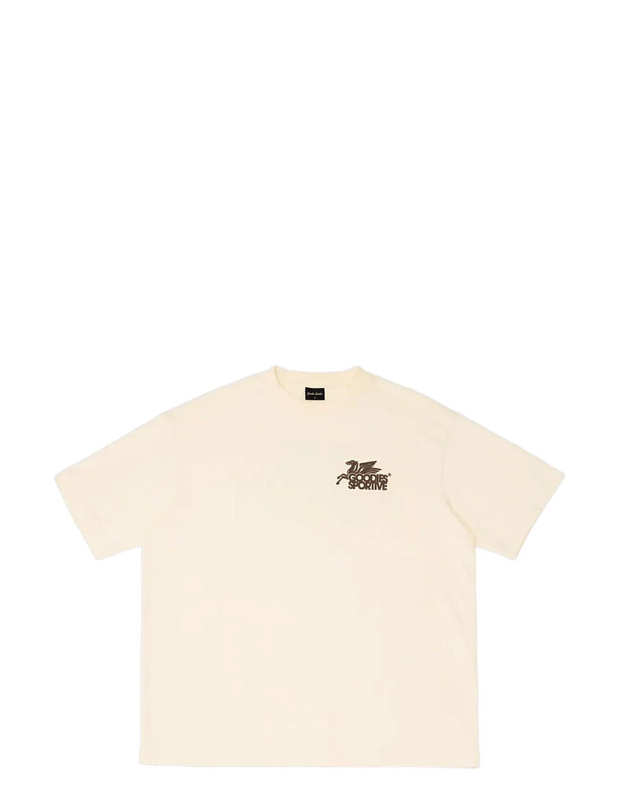 Goodies Sportive - NEW PEGASUS BUTTER TEE - kortærmede t-shirts - butter - 1