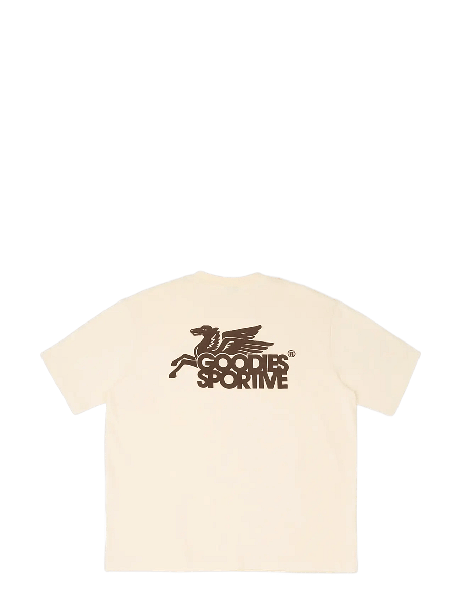 Goodies Sportive - NEW PEGASUS BUTTER TEE - kortærmede t-shirts - butter - 2