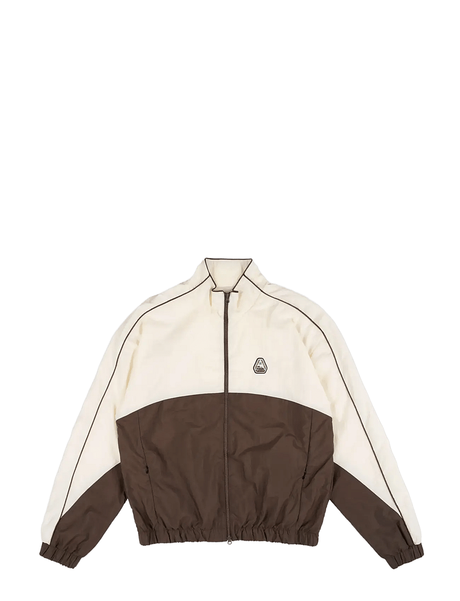 Goodies Sportive - NEW PATCHED TRACKSUIT JACKET - höstjackor - brown/ecru - 1