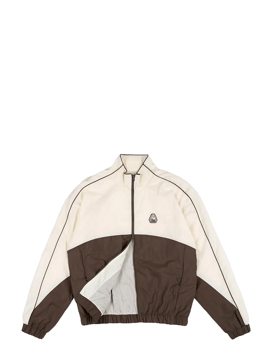 Goodies Sportive - NEW PATCHED TRACKSUIT JACKET - höstjackor - brown/ecru - 2