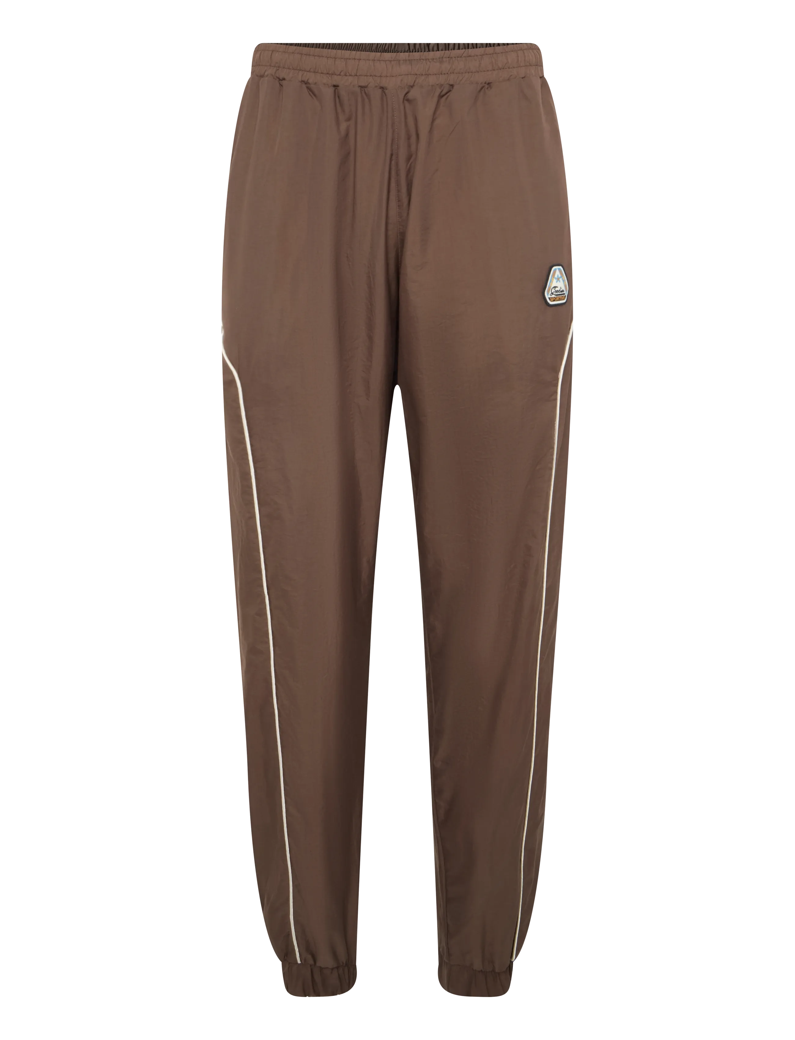 Goodies Sportive NEW PATCHED TRACKSUIT PANTS - Tøj - BROWN / brown