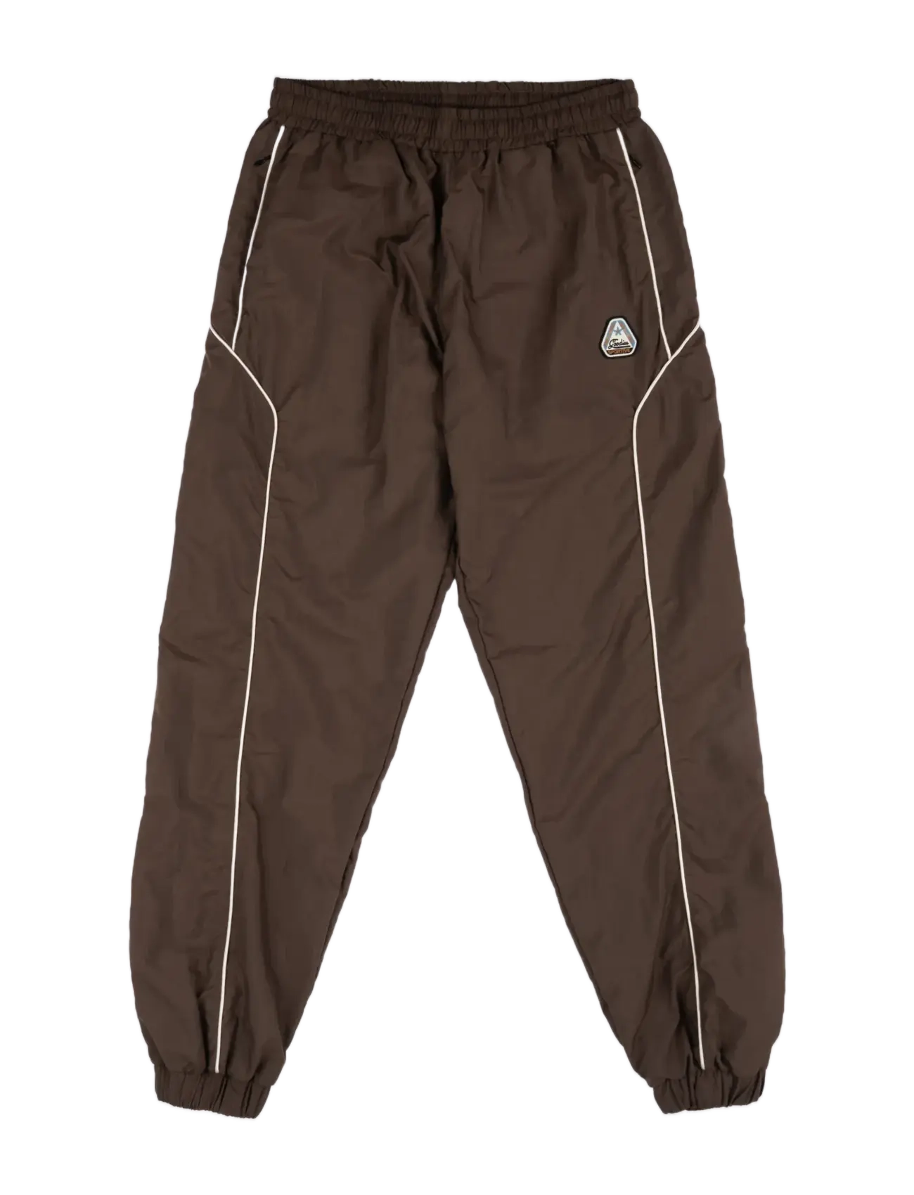Goodies Sportive NEW PATCHED TRACKSUIT PANTS - Joggingbyxor - BROWN / brown