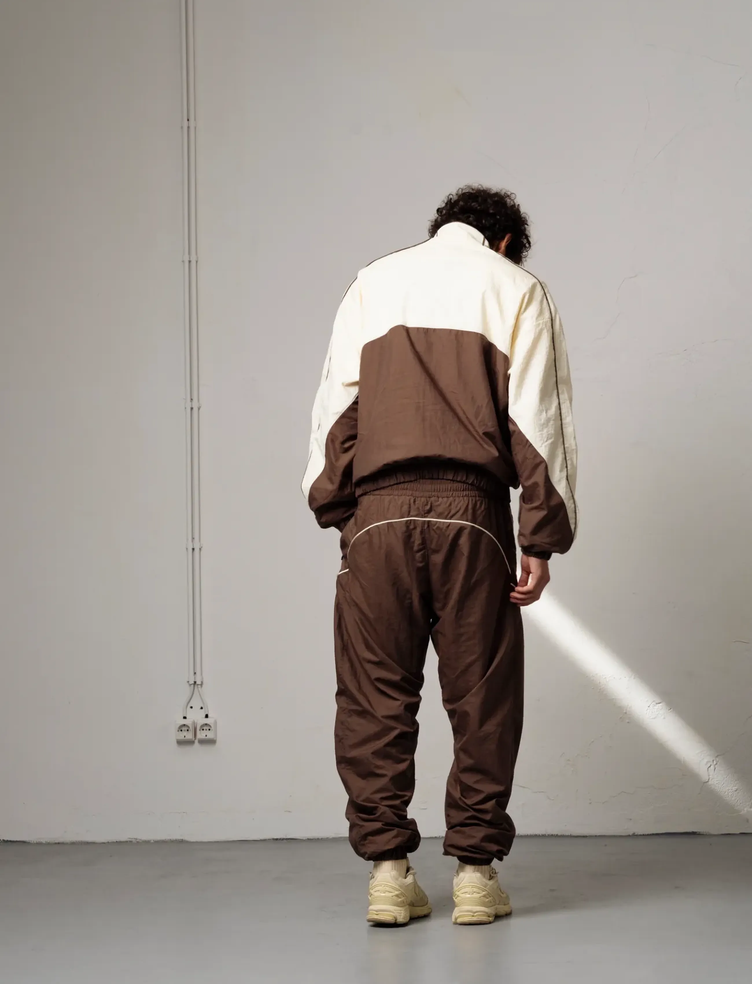 Goodies Sportive - NEW PATCHED TRACKSUIT PANTS - shoppa efter stil - brown - 2