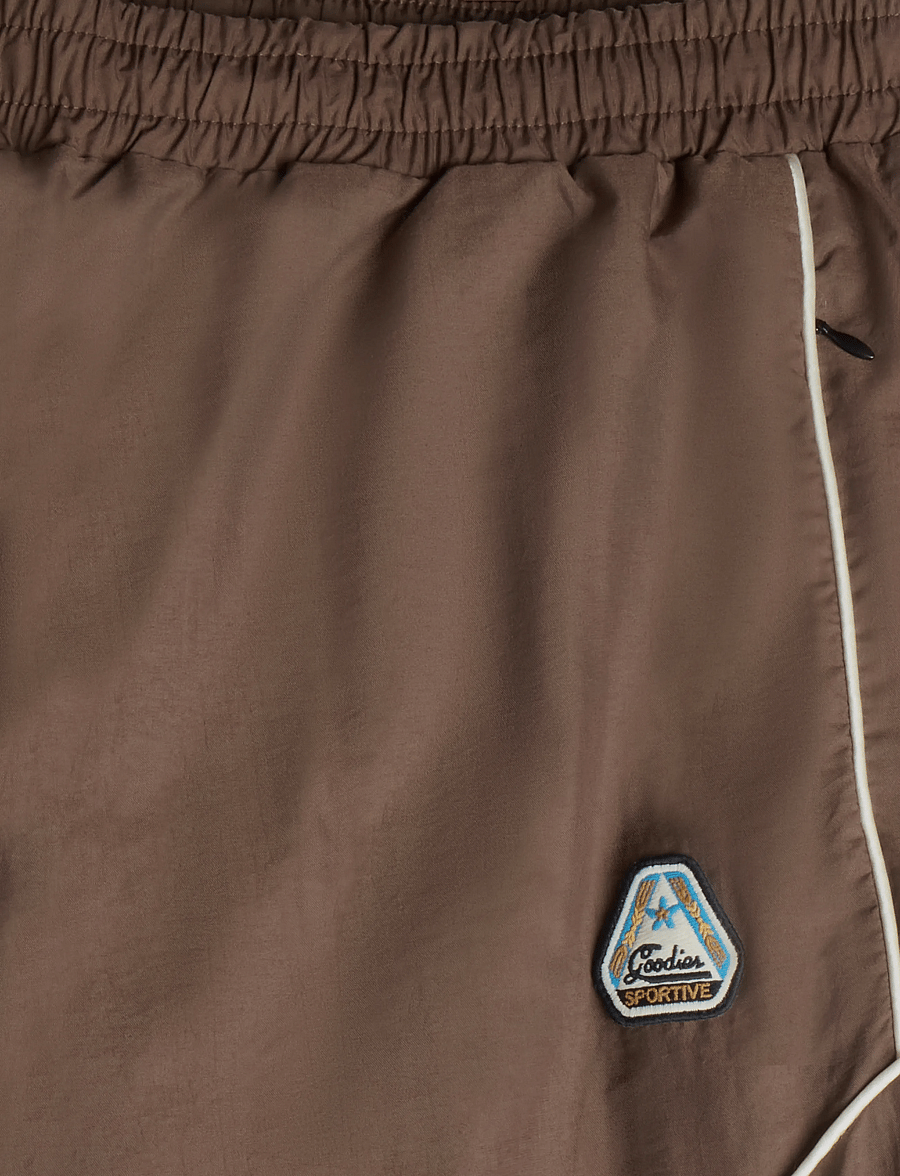 Goodies Sportive - NEW PATCHED TRACKSUIT PANTS - shoppa efter stil - brown - 5