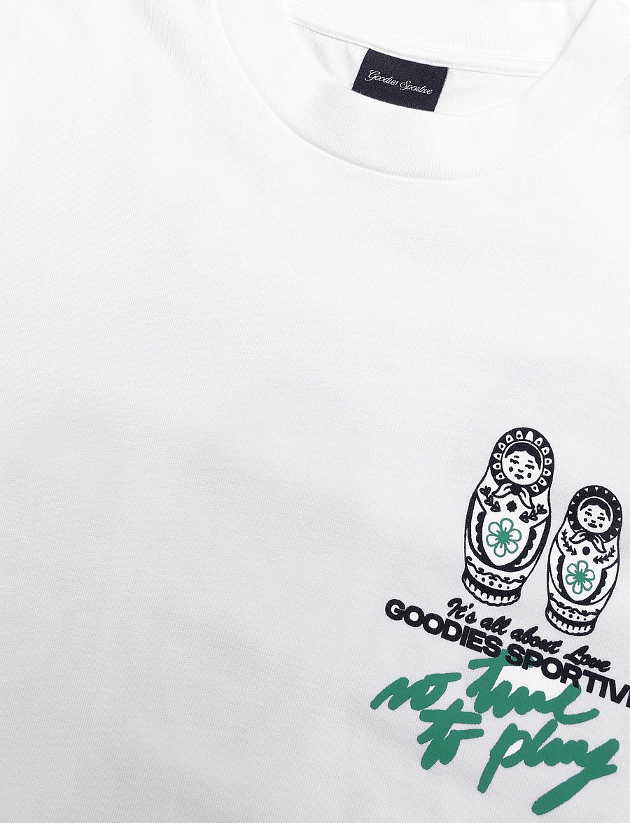Goodies Sportive - NO TIME TO PLAY TEE - white - 4