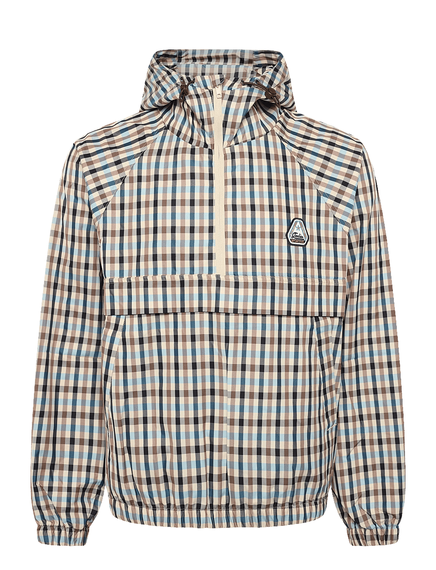 Goodies Sportive - OFF SEASON CHECKS ANORAK - blue/brown - 1