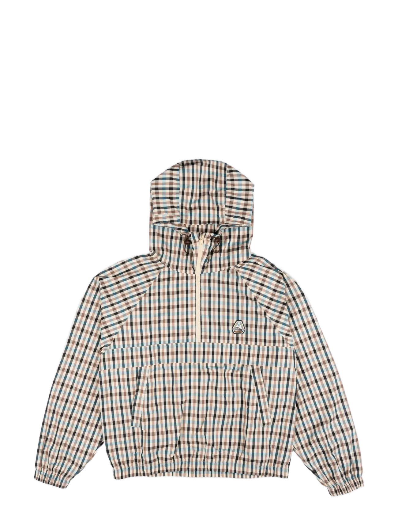 Goodies Sportive - OFF SEASON CHECKS ANORAK - jackor - blue/brown - 1