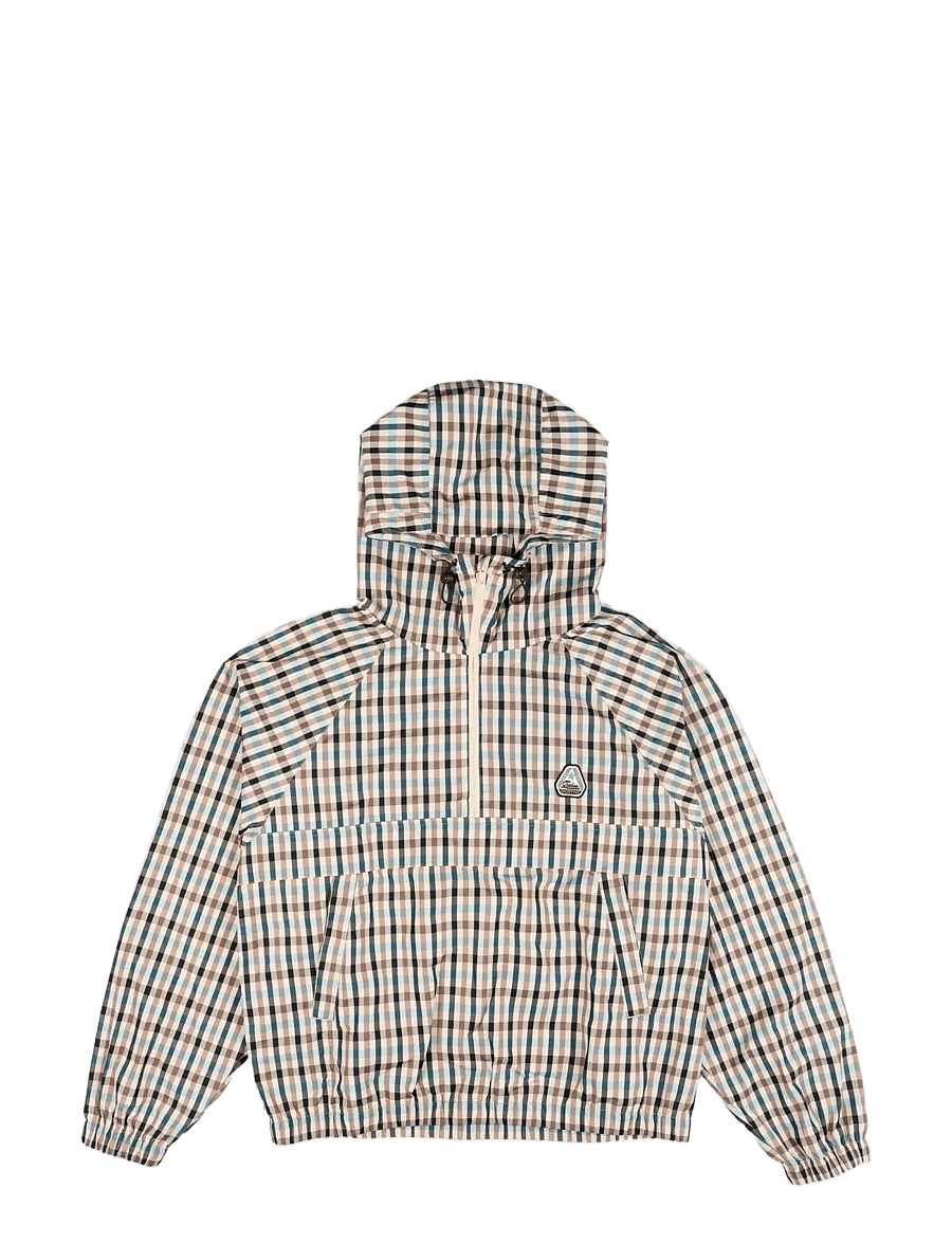 Goodies Sportive - OFF SEASON CHECKS ANORAK - jackor - blue/brown - 1