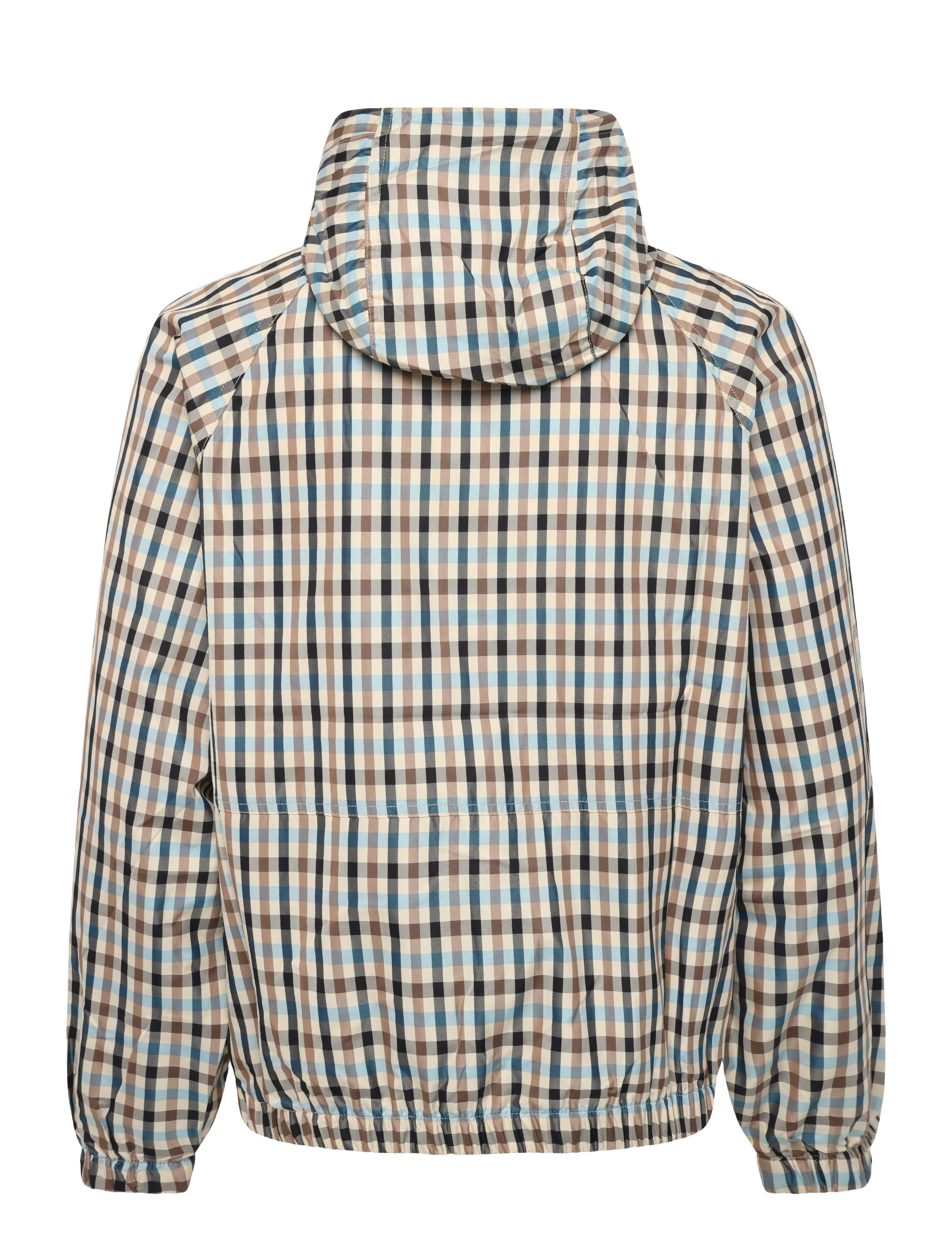 Goodies Sportive - OFF SEASON CHECKS ANORAK - blue/brown - 2