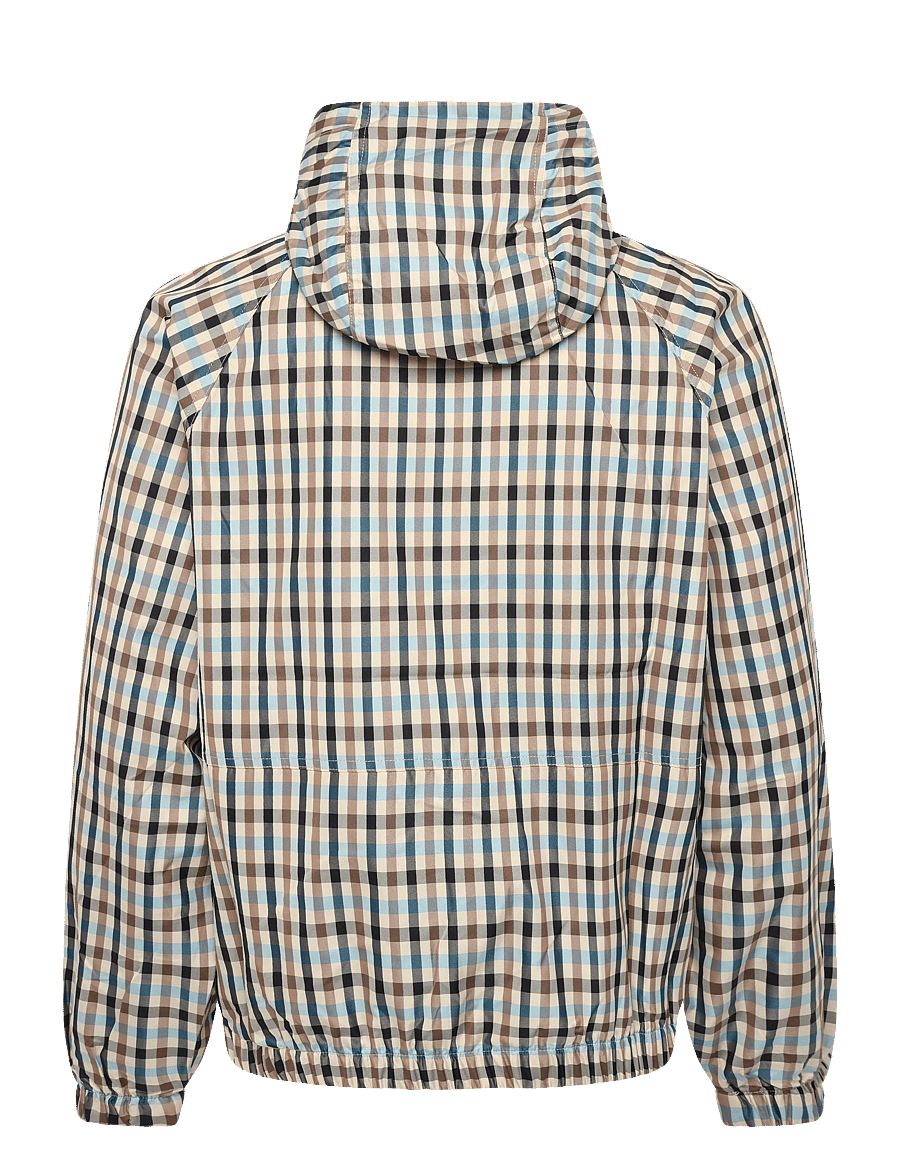 Goodies Sportive - OFF SEASON CHECKS ANORAK - blue/brown - 2