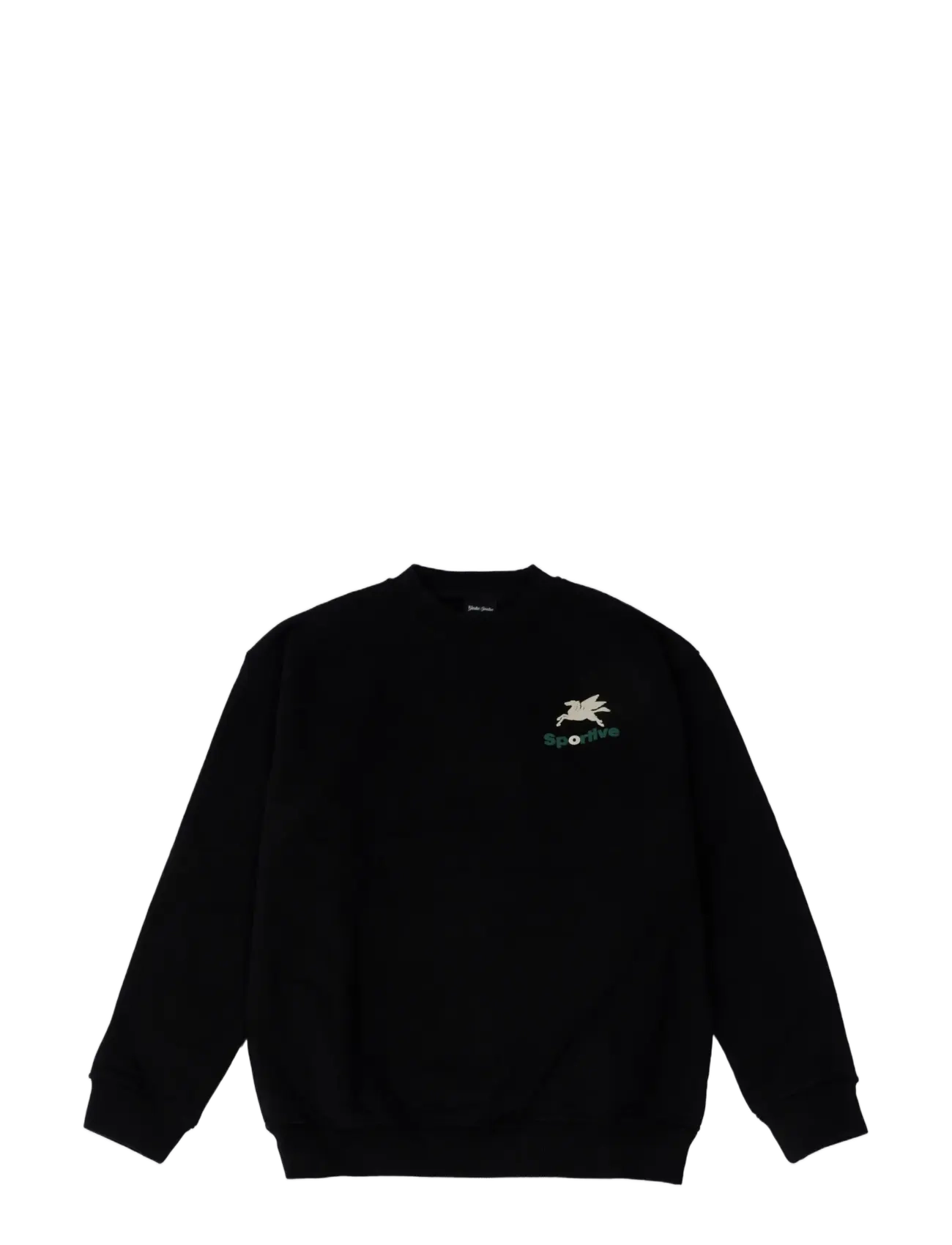 Goodies Sportive - 550GMS PREMIUM  BLACK CREWNECK PUFF PRINT - black - 1