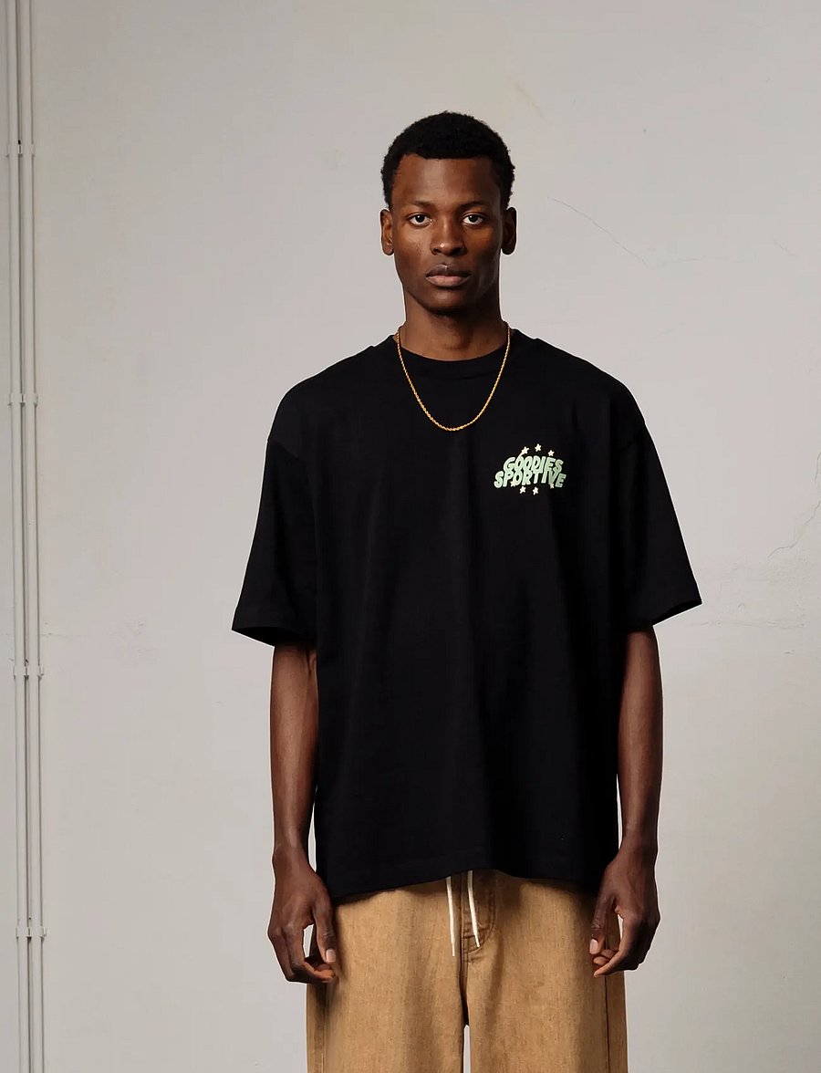 Goodies Sportive - ROOTS OF AFRICA TEE - kortærmede t-shirts - black - 3