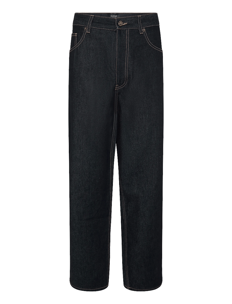 Goodies Sportive - RAW DENIM WIDE LEG PANTS - loose jeans - denim - 1