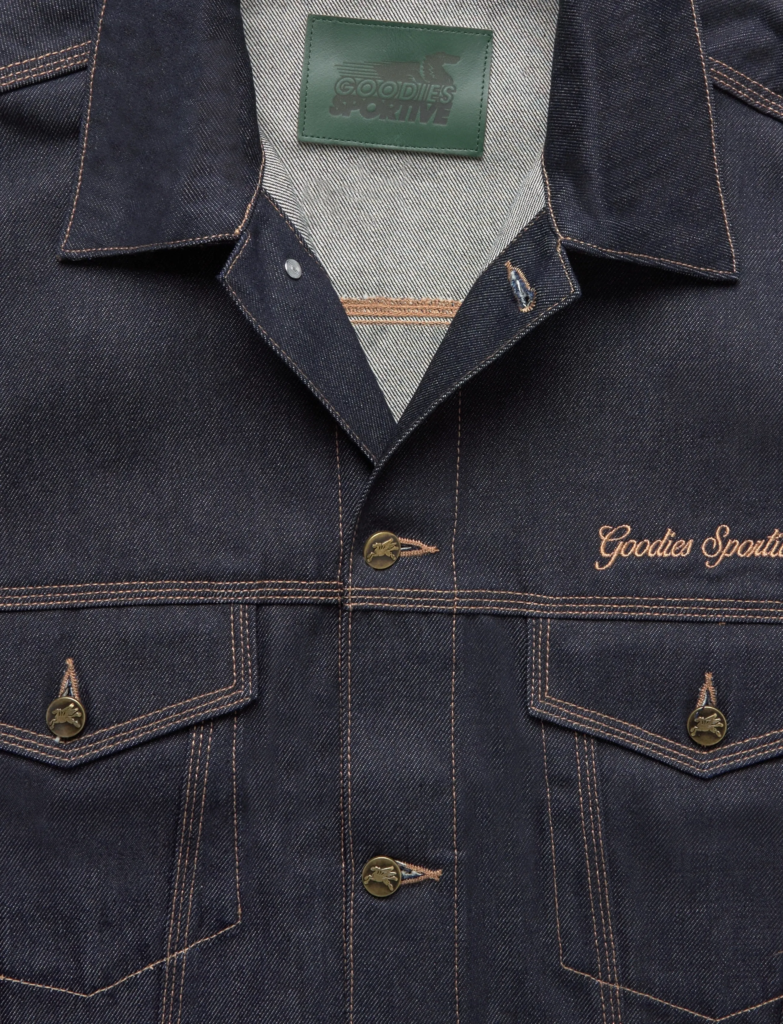 Goodies Sportive - RAW DENIM TRUCKER - ofodrade jeansjackor - denim - 3
