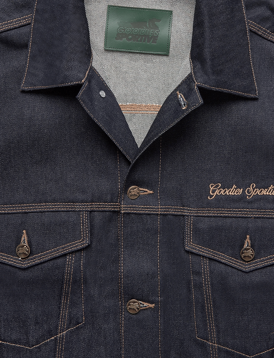 Goodies Sportive - RAW DENIM TRUCKER - uforede denimjakker - denim - 3