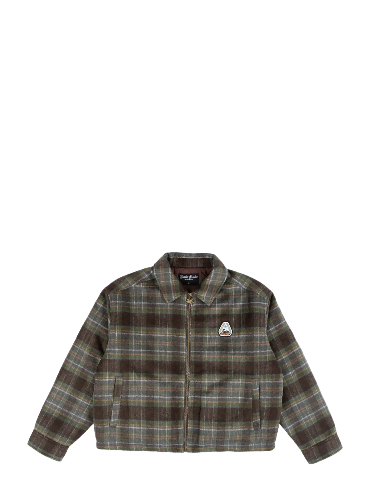 Goodies Sportive - RETRO FIELD CHECK OVERSHIRT - green/black - 1