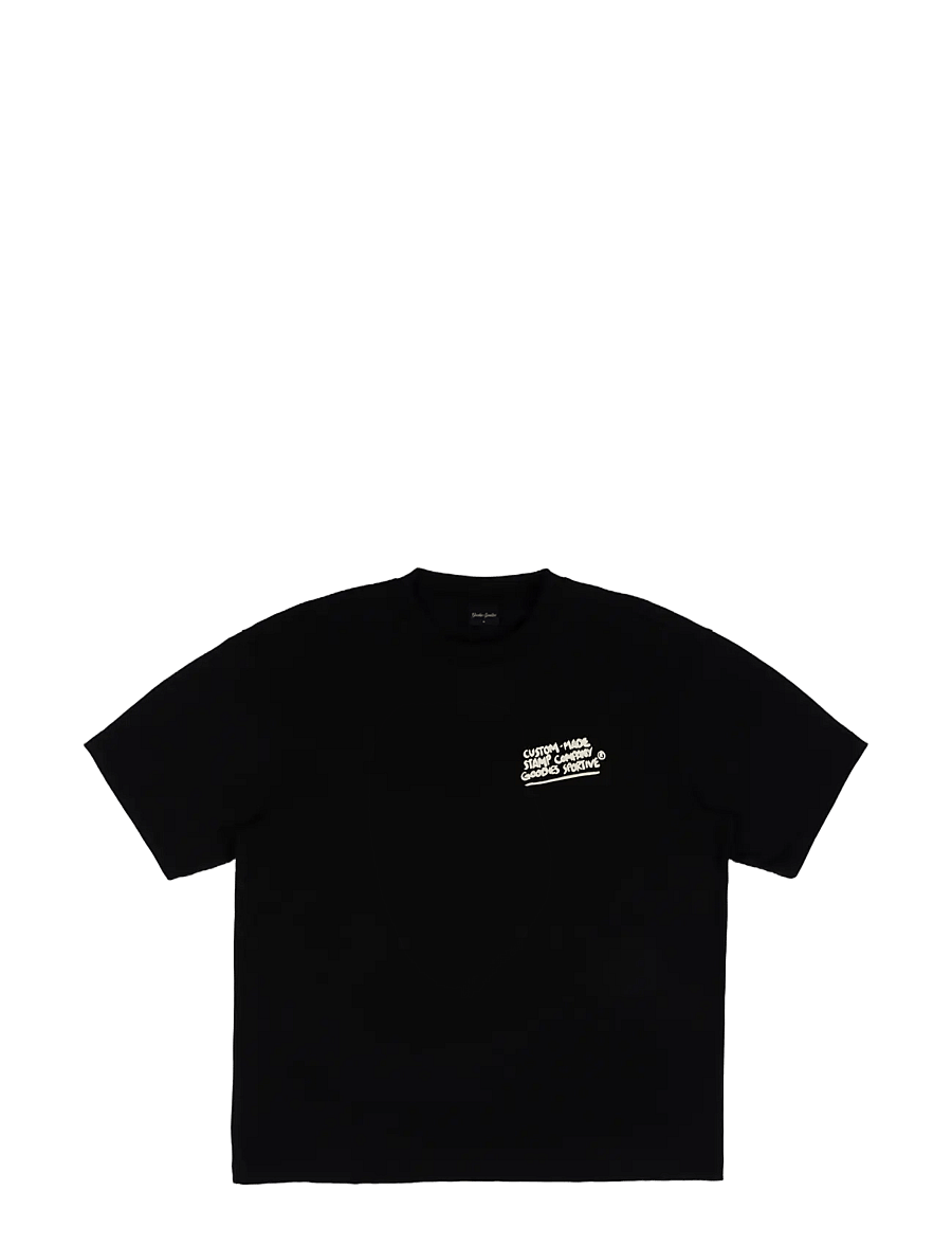 Goodies Sportive - STAMP COMPANY TEE - kortærmede t-shirts - black - 1