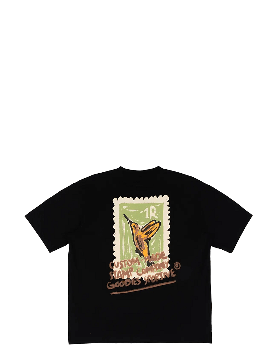 Goodies Sportive - STAMP COMPANY TEE - kortærmede t-shirts - black - 2