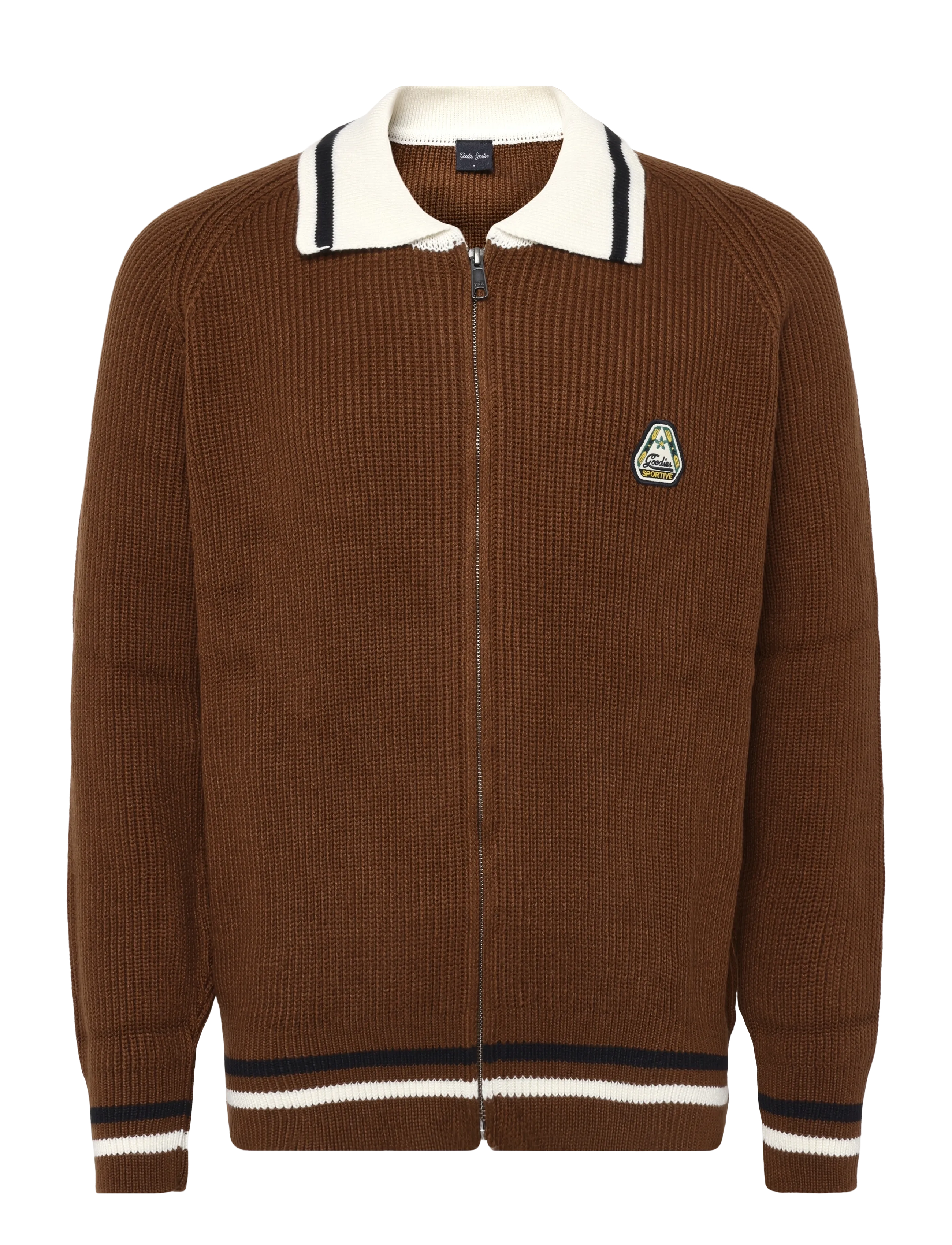 Goodies Sportive TOFFEE POLO - Tøj - ECRU/BROWN / brown