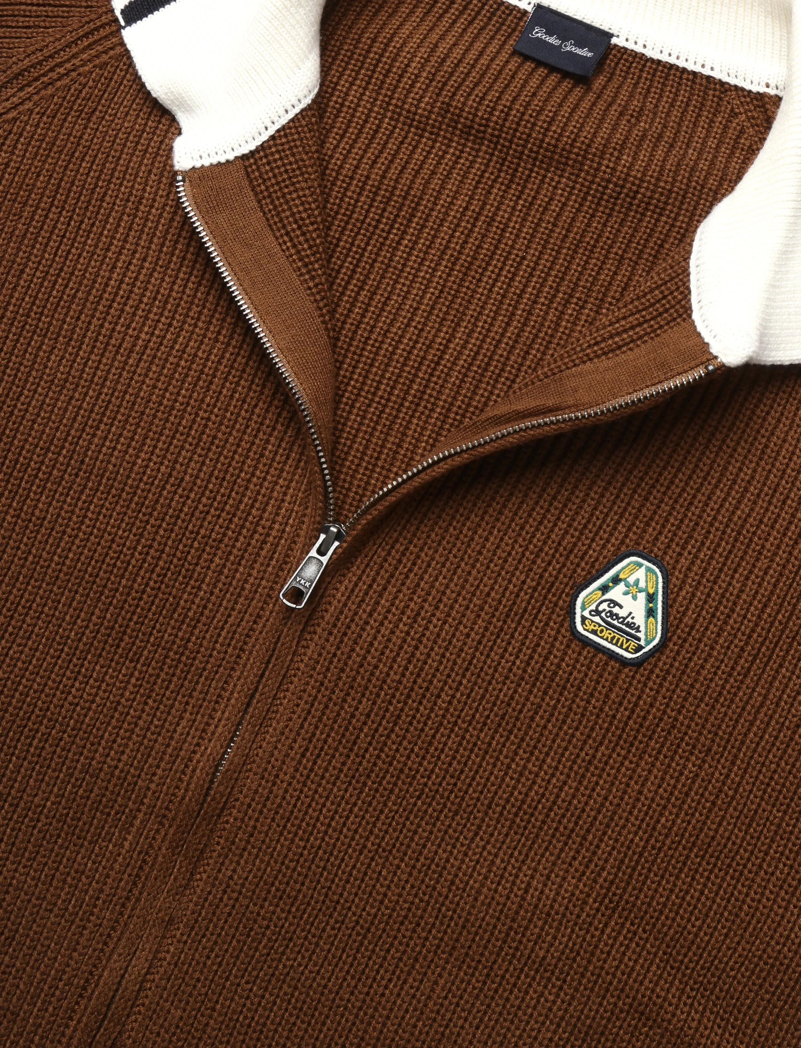 Goodies Sportive - TOFFEE POLO - ecru/brown - 4