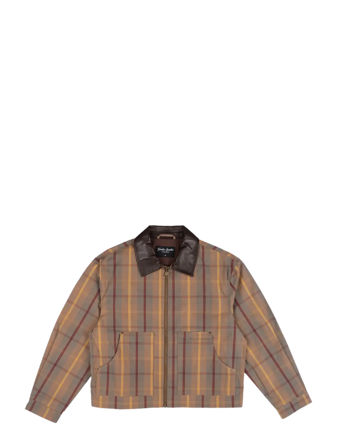 Goodies Sportive - WAX EFFECT JACKET - brown/yellow - 1