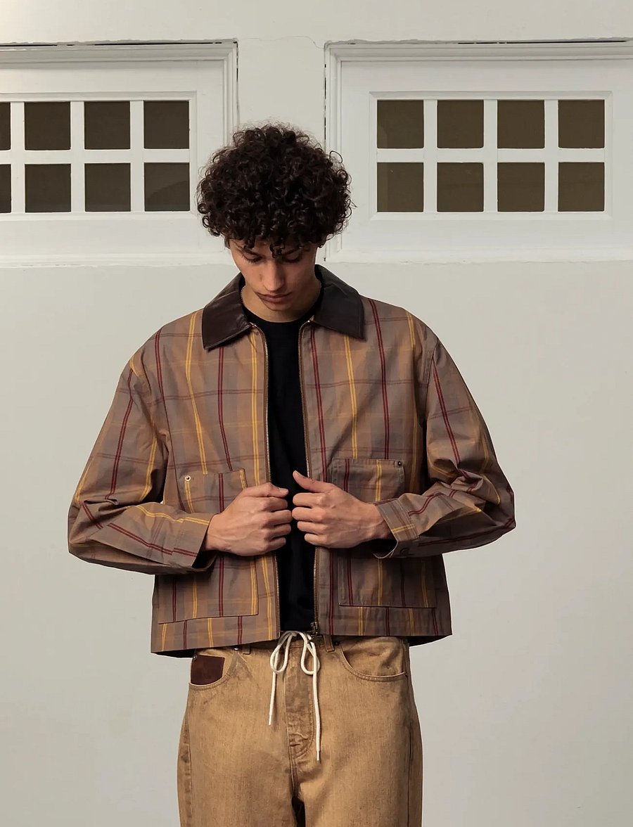 Goodies Sportive - WAX EFFECT JACKET - höstjackor - brown/yellow - 0