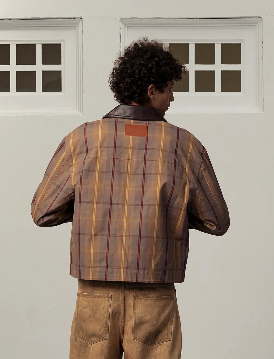 Goodies Sportive - WAX EFFECT JACKET - höstjackor - brown/yellow - 3