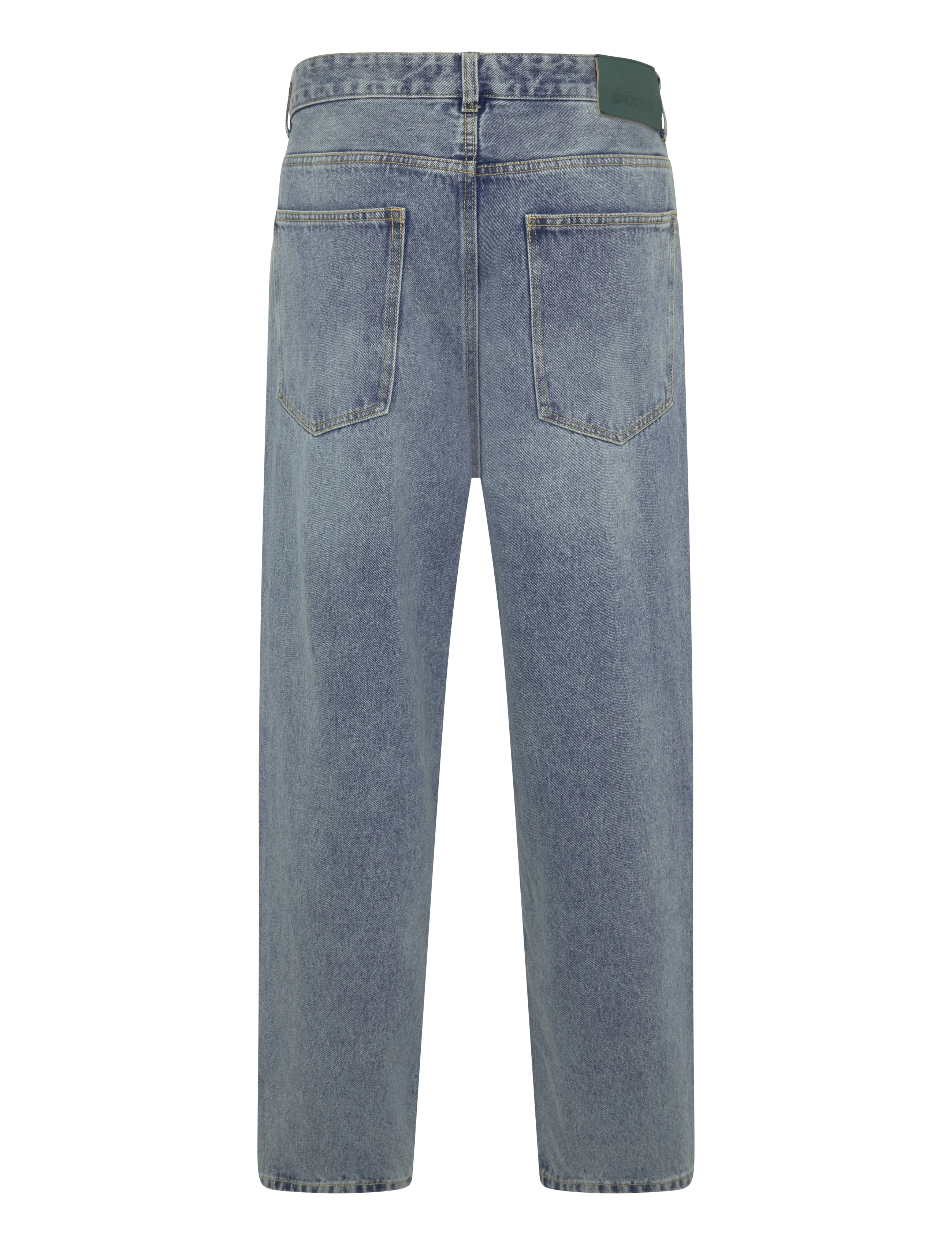 Goodies Sportive - WIDE LEG STONE WASHED JEANS - loose jeans - denim - 2