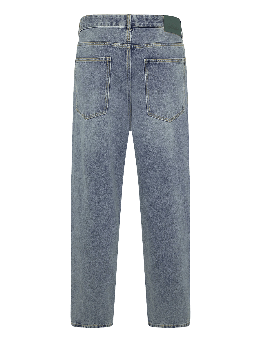 Goodies Sportive - WIDE LEG STONE WASHED JEANS - loose jeans - denim - 2