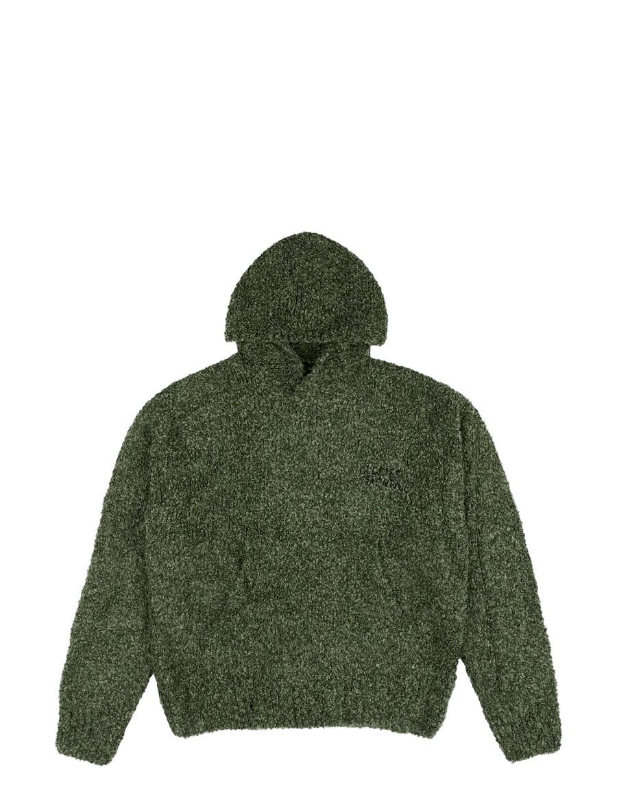 Goodies Sportive - WINTER MOSS KNIT HOODIE - hættetrøjer - green - 1
